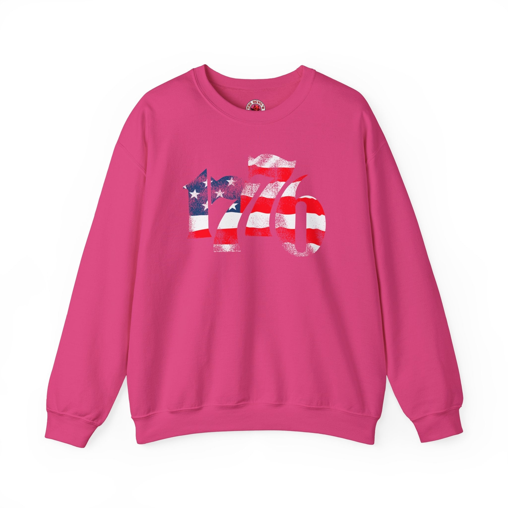 1776 American Flag Crewneck Sweatshirt
